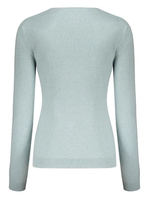 Valentino Garavani logo-detail crew-neck sweater - Blue - zdjęcie produktu nr 2