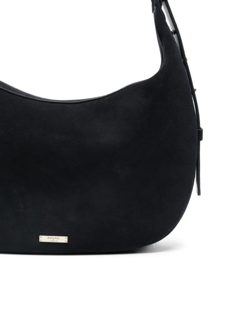 Aspinal Of London Hudson Crescent shoulder bag - Blue