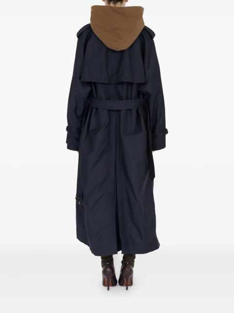 Maison Margiela long raincoat - Blue - zdjęcie produktu nr 2