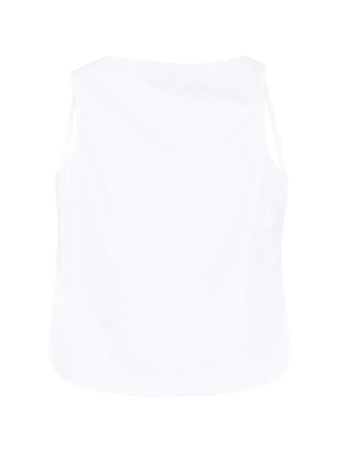 Róhe open-back crushed top - White - zdjęcie produktu nr 1