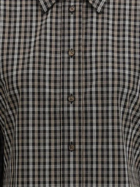 Róhe shaped check shirt - Black