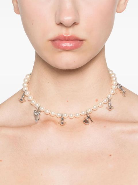 Vivienne Westwood Anglo pearl necklace - Neutrals - zdjęcie produktu nr 2