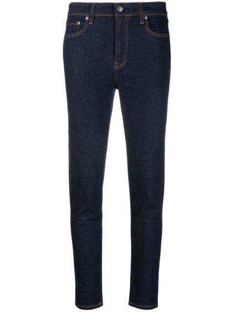 Lauren Ralph Lauren high-rise skinny ankle - Blue - zdjęcie produktu nr 1