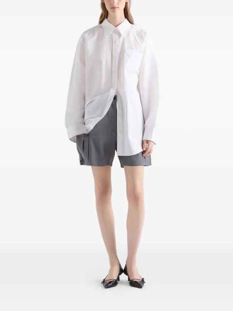 Prada linen muslin shirt - White - zdjęcie produktu nr 2