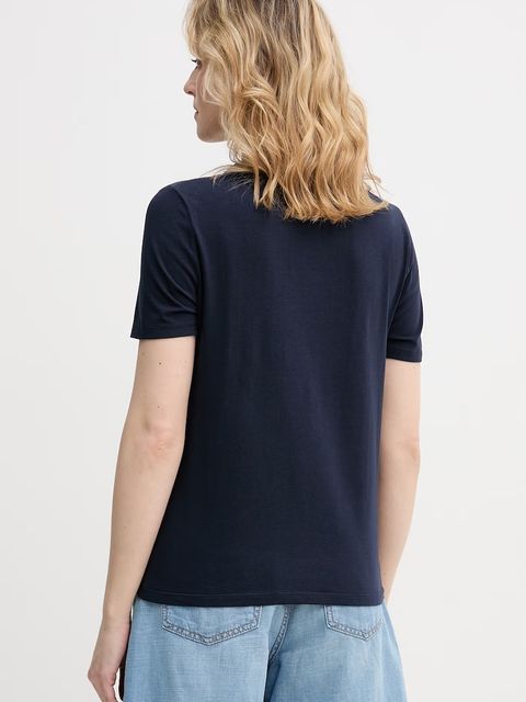 United Colors of Benetton t-shirt damski bawełniany z elastanem - zdjęcie produktu nr 1