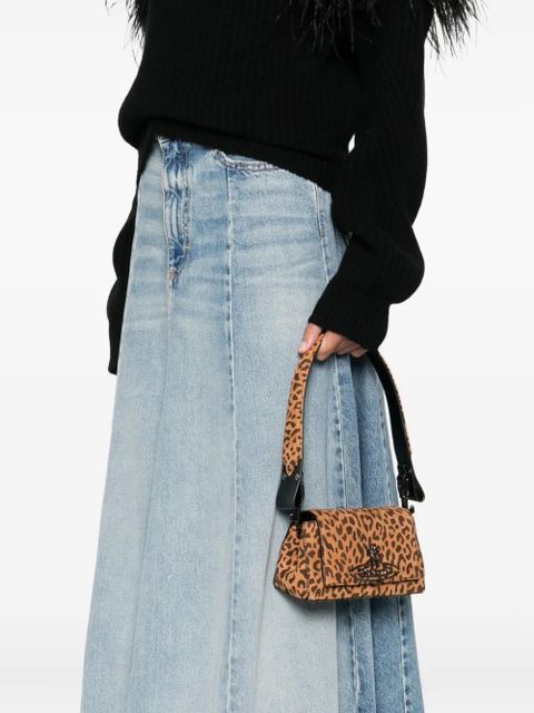 Vivienne Westwood Linda Orb-embellished leopard-print tote bag - Brown - zdjęcie produktu nr 2