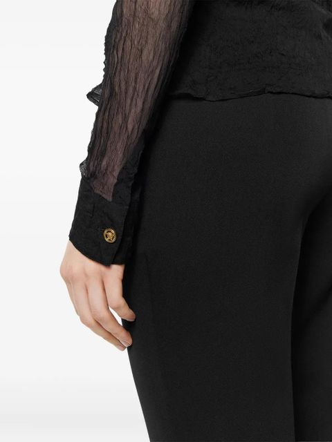 Versace silk crêpe shirt - Black