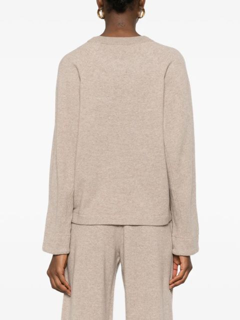 Max Mara crew-neck knitted sweater - Neutrals