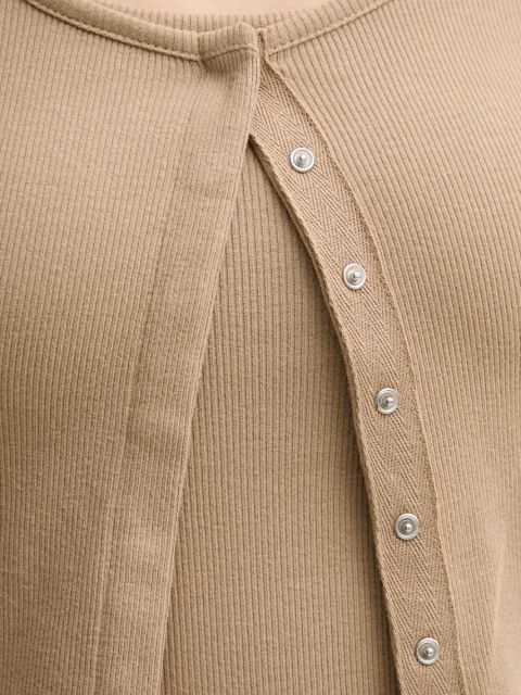 MAX&Co. kardigan damski kolor brązowy lekki 2516931014200