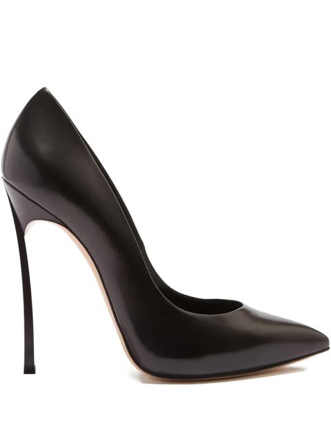 Casadei 115mm leather heeled pumps - Black - zdjęcie produktu nr 1