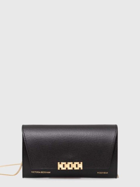 Victoria Beckham torebka skórzana kolor czarny B224AAC005665A