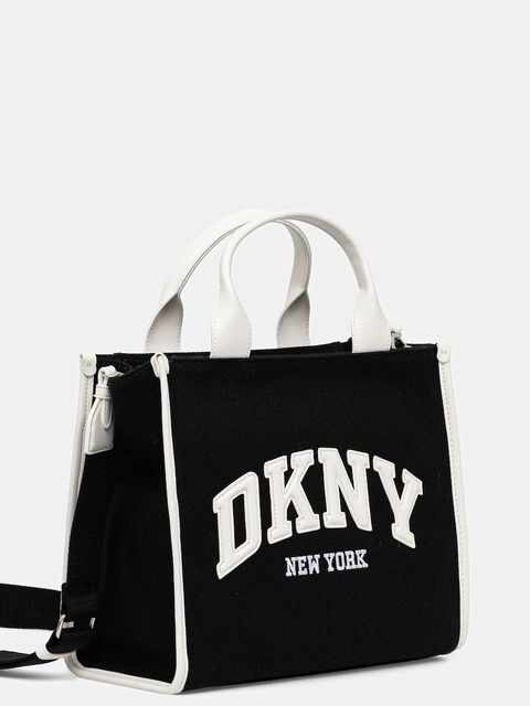 Dkny torebka bawełniana kolor czarny R52AGR57 - zdjęcie produktu nr 2