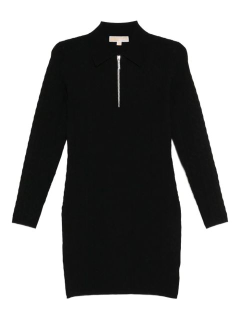 Michael Kors geometric-embossed dress - Black - zdjęcie produktu nr 1