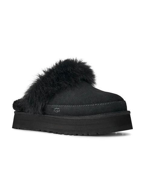 UGG kapcie zamszowe Disquette Chalet - zdjęcie produktu nr 1