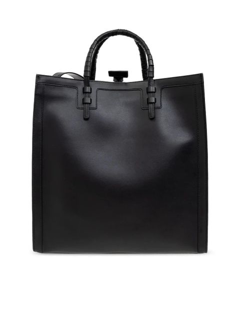 Casadei Beaurivage leather tote bag - Black