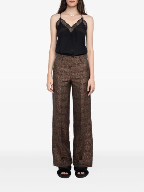Zadig&Voltaire PAnol paisley-pattern trousers - Black - zdjęcie produktu nr 2