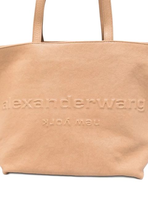 Alexander Wang embossed-logo tote bag - Neutrals - zdjęcie produktu nr 2