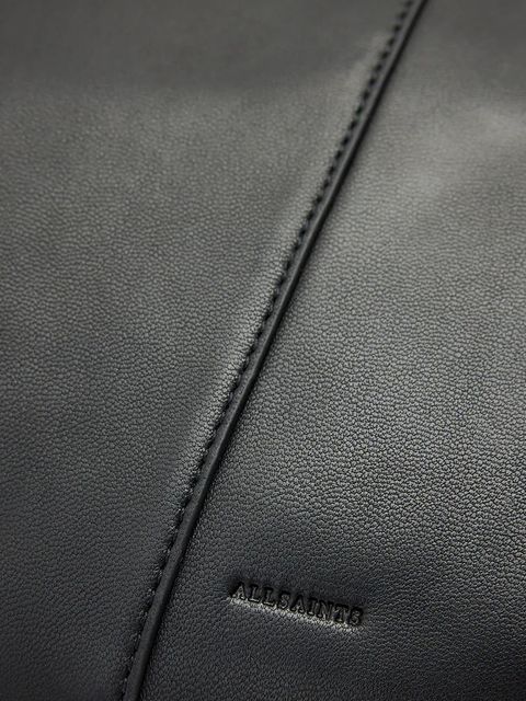 AllSaints torebka skórzana LUNA kolor czarny W190XD