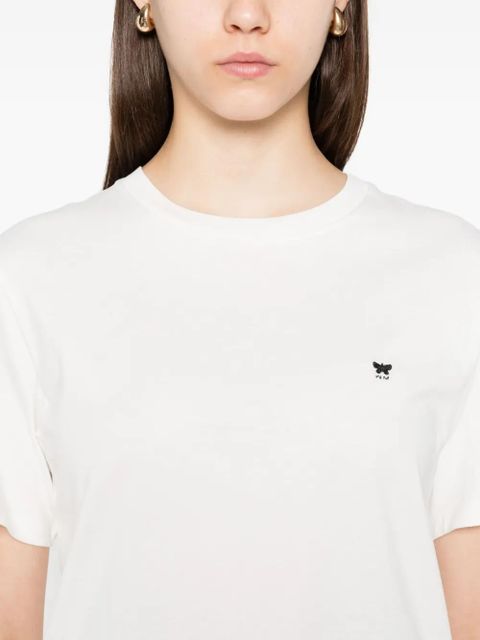 Weekend Max Mara logo-embroidered cotton T-shirt - White