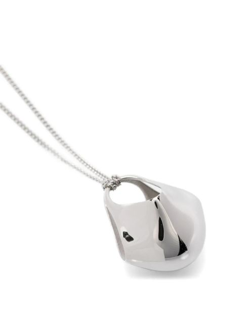 KHAITE small Lotus chain pendant necklace - Silver - zdjęcie produktu nr 2