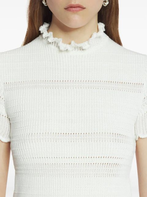 Lanvin cotton knitted T-shirt - White
