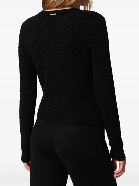 TWINSET embroidered cardigan - Black