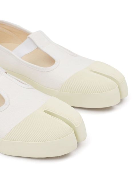Maison Margiela On The Deck Tabi ballerina shoes - White