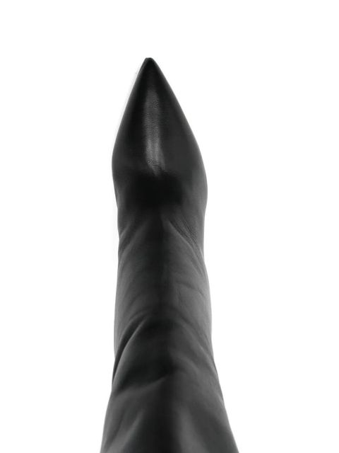 Aquazzura 65mm Lyla pointed-toe boots - Black