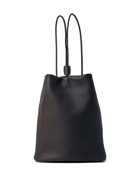 The Row Joe pebble-grain drawstring backpack - Brown - zdjęcie produktu nr 2