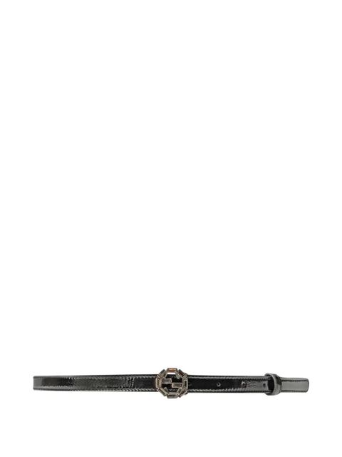 Gucci logo buckle belt - Black