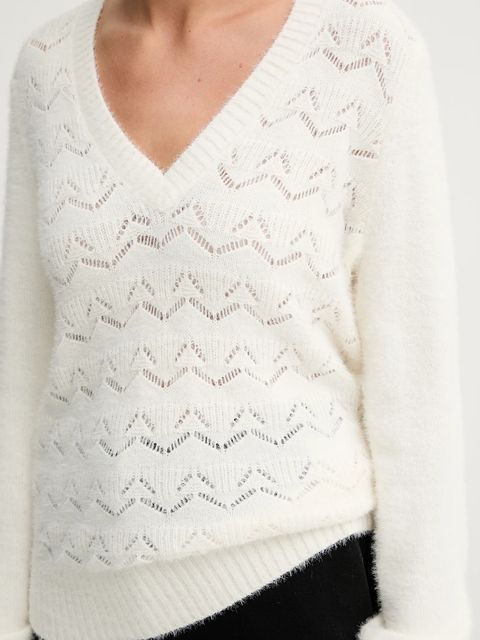 Morgan sweter damski kolor beżowy lekki MLILOU