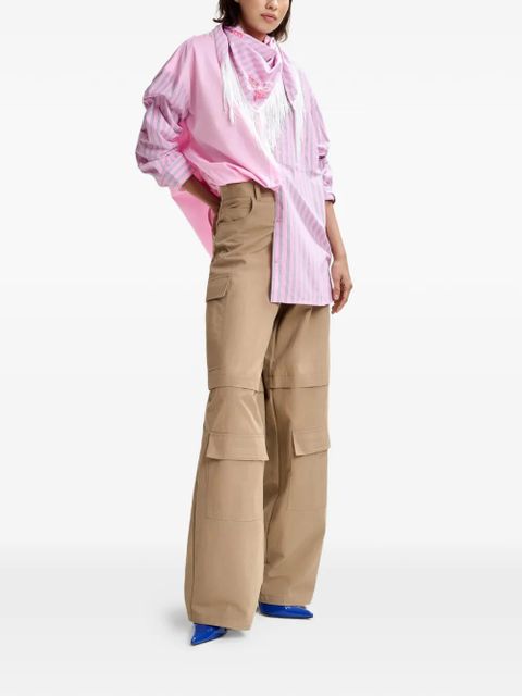 Essentiel Antwerp Jolivia long-sleeve striped shirt - Pink - zdjęcie produktu nr 2