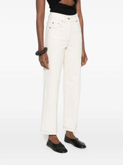 Max Mara straight leg seam jeans - Neutrals