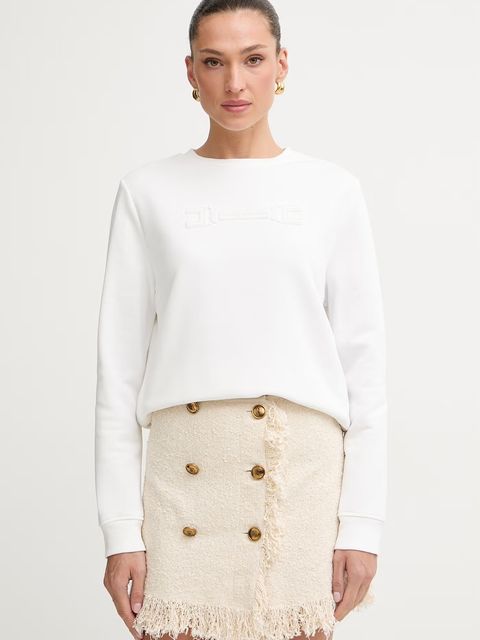 Elisabetta Franchi bluza damska z bawełną - zdjęcie produktu nr 2