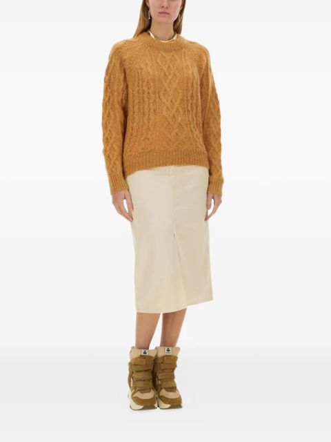 MARANT ÉTOILE Elka cable-knit sweater - Neutrals - zdjęcie produktu nr 2