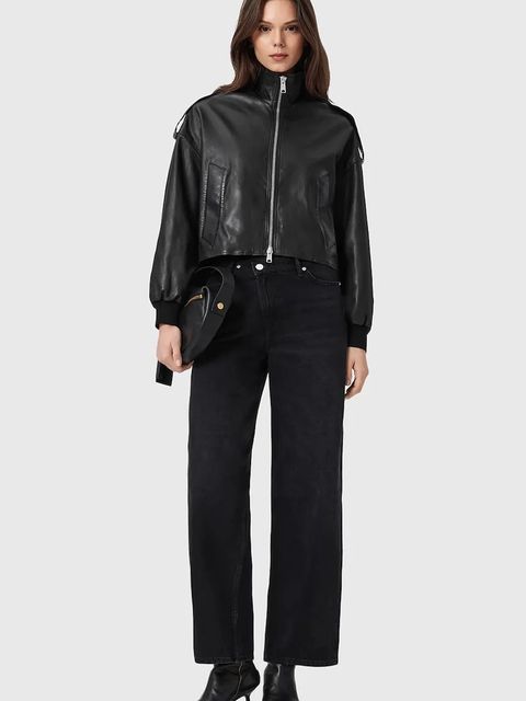 AllSaints kurtka skórzana LOWDEN - zdjęcie produktu nr 2