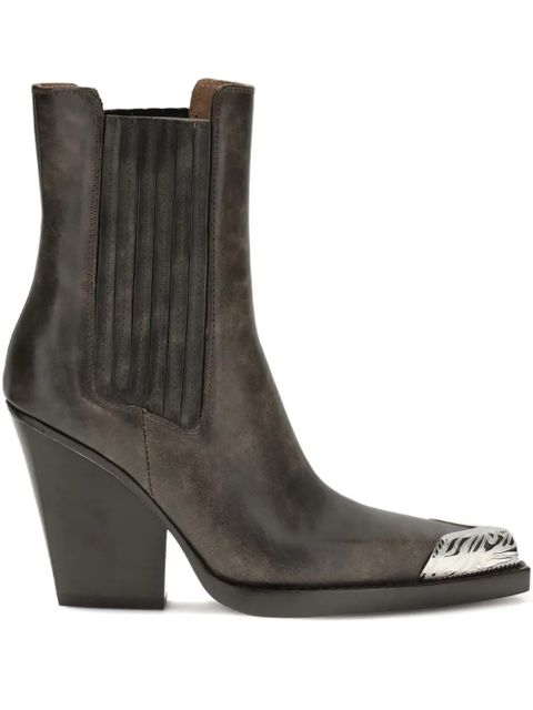 Paris Texas 100mm Dallas cowboy boots - Black - zdjęcie produktu nr 1