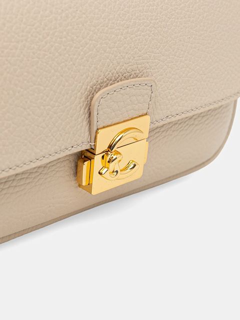 Coccinelle torebka skórzana kolor beżowy E5 U4K 52 01 01