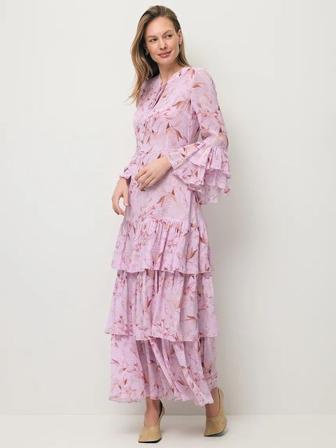 BIZUU sukienka letnia z wiskozy MASSI - zdjęcie produktu nr 2