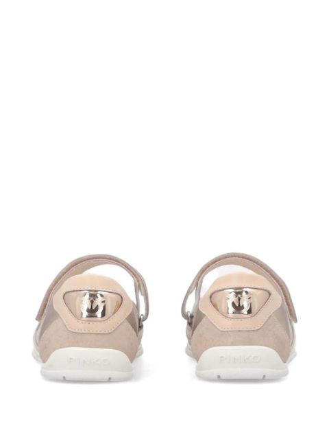 PINKO logo-detail toutch-strap sneakers