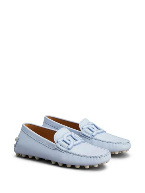 Tod's Gommino chain-motif loafers - Blue - zdjęcie produktu nr 2