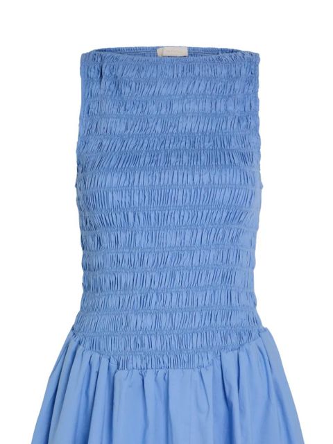Faithfull the Brand Martina boat-neck mini dress - Blue - zdjęcie produktu nr 2