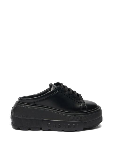 Casadei Nexus platform mules - Black - zdjęcie produktu nr 1