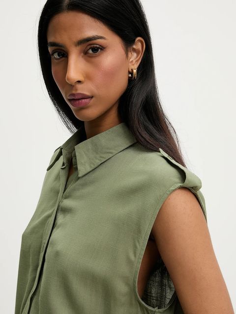 Answear.LAB komplet damski kolor zielony