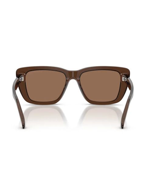 Emporio Armani okulary przeciwsłoneczne damskie kolor brązowy 0EA4246U - zdjęcie produktu nr 2