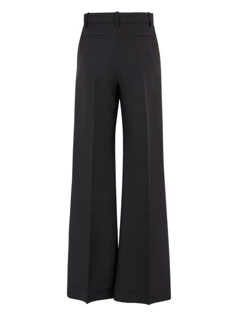 Valentino Garavani pressed-crease wide-leg trousers - Black - zdjęcie produktu nr 2