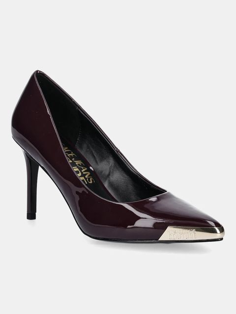 Versace Jeans Couture szpilki kolor fioletowy 79VA3S50 ZS859 317 - zdjęcie produktu nr 1