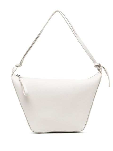 LOEWE mini Hammock Hobo leather bag - White - zdjęcie produktu nr 1
