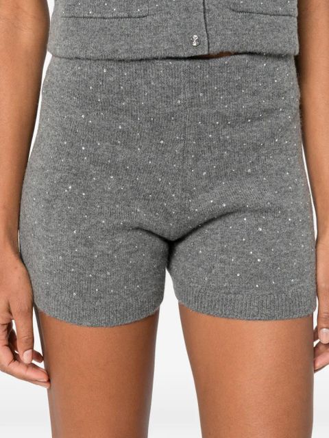 Maje embellished shorts - Grey