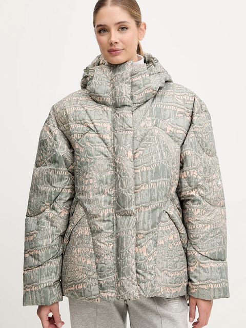 adidas by Stella McCartney kurtka kolor zielony zimowa JX6787 - zdjęcie produktu nr 1